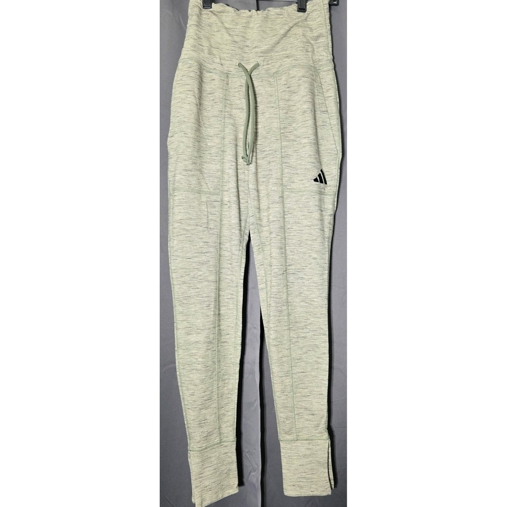 Adidas Women's Active Joggers Turn-down Waistband Workout Pants Green